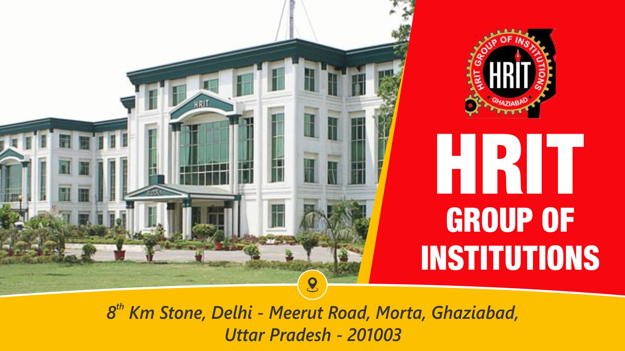 out side view of HRIT Group of Institution